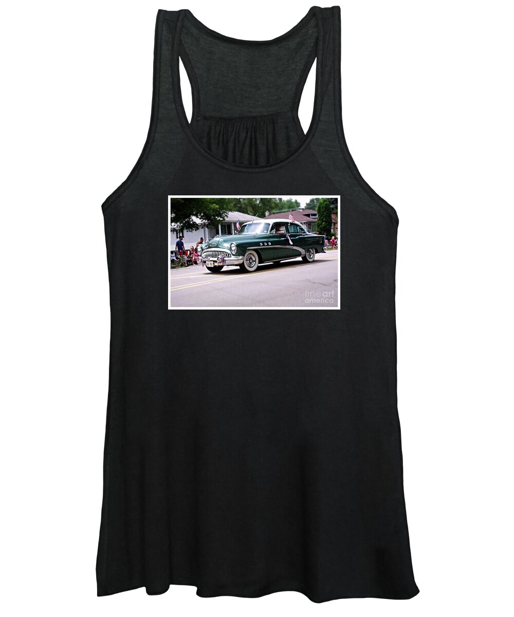 America Women's Tank Top featuring the photograph 1953 Buick Special by Frank J Casella
