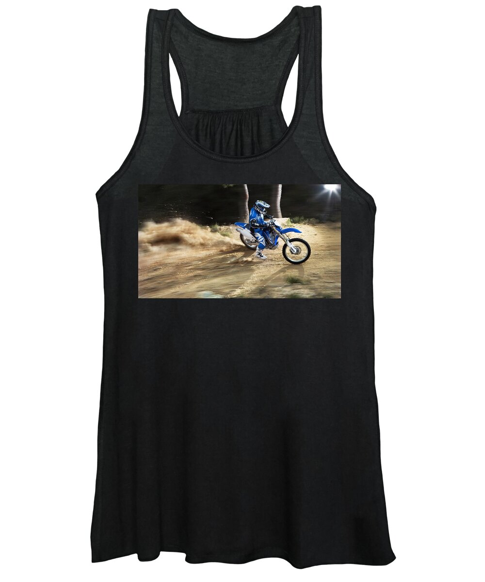 Motorcycle Women's Tank Top featuring the photograph Motorcycle #3 by Mariel Mcmeeking