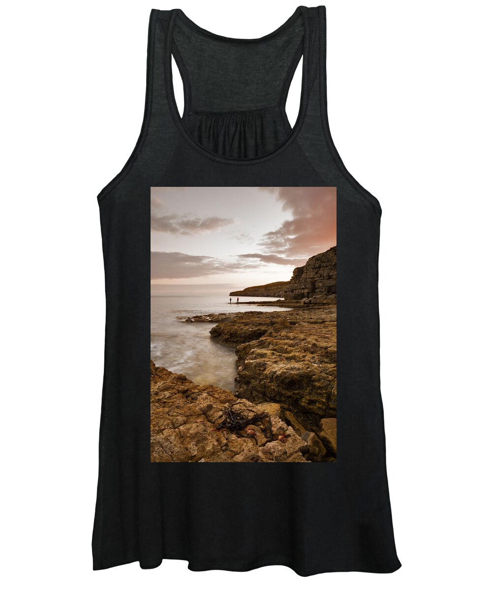 Seacombe Women's Tank Top featuring the photograph Seacombe Bay #7 by Ian Middleton