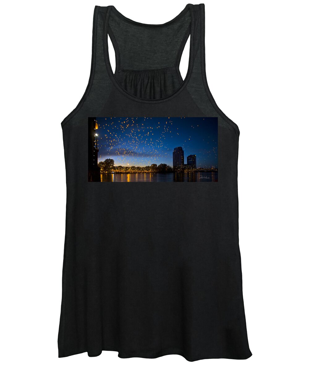 Photography Women's Tank Top featuring the photograph A Grand Light by Frederic A Reinecke