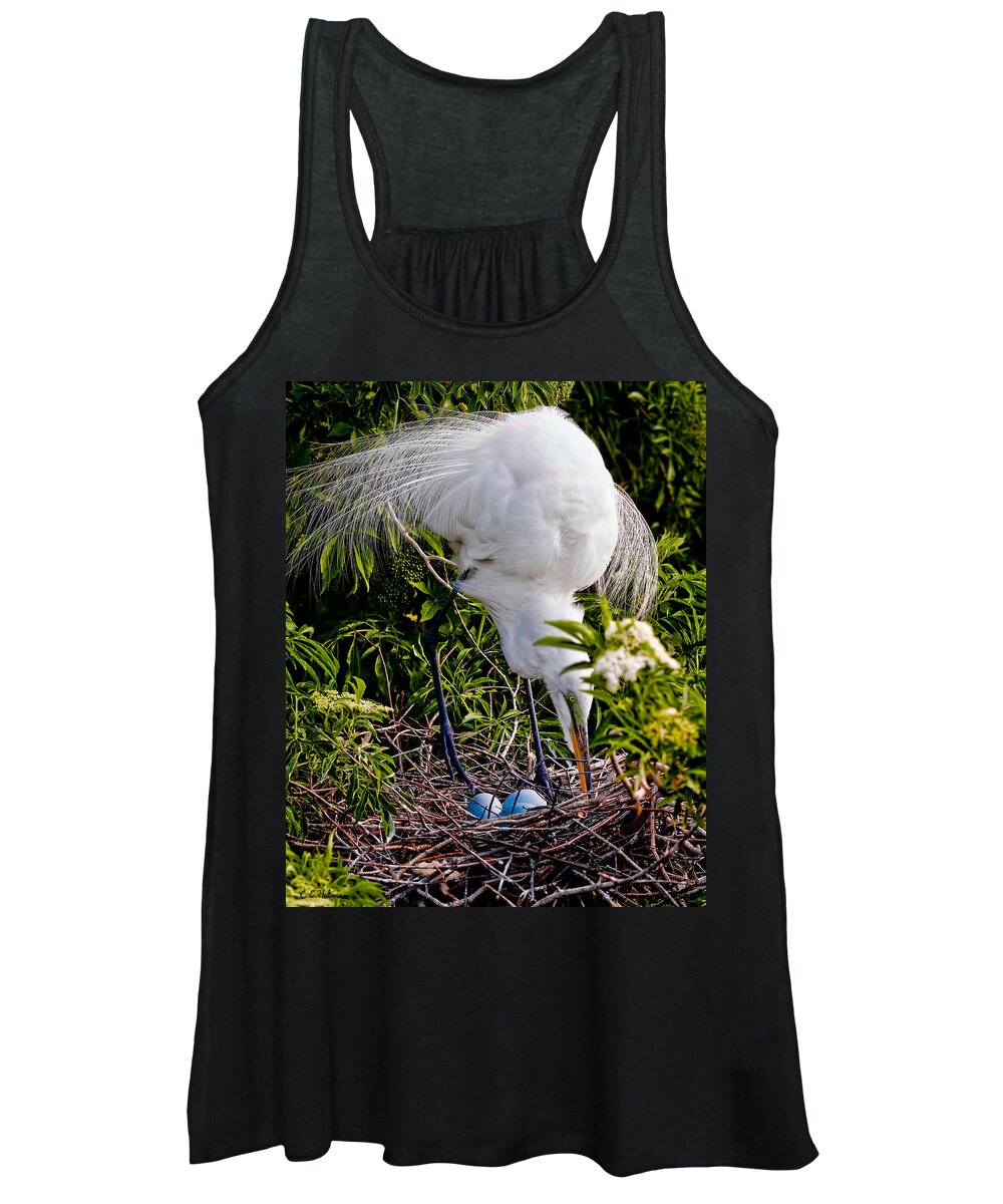Art Women's Tank Top featuring the photograph A Little Housekeeping by Christopher Holmes