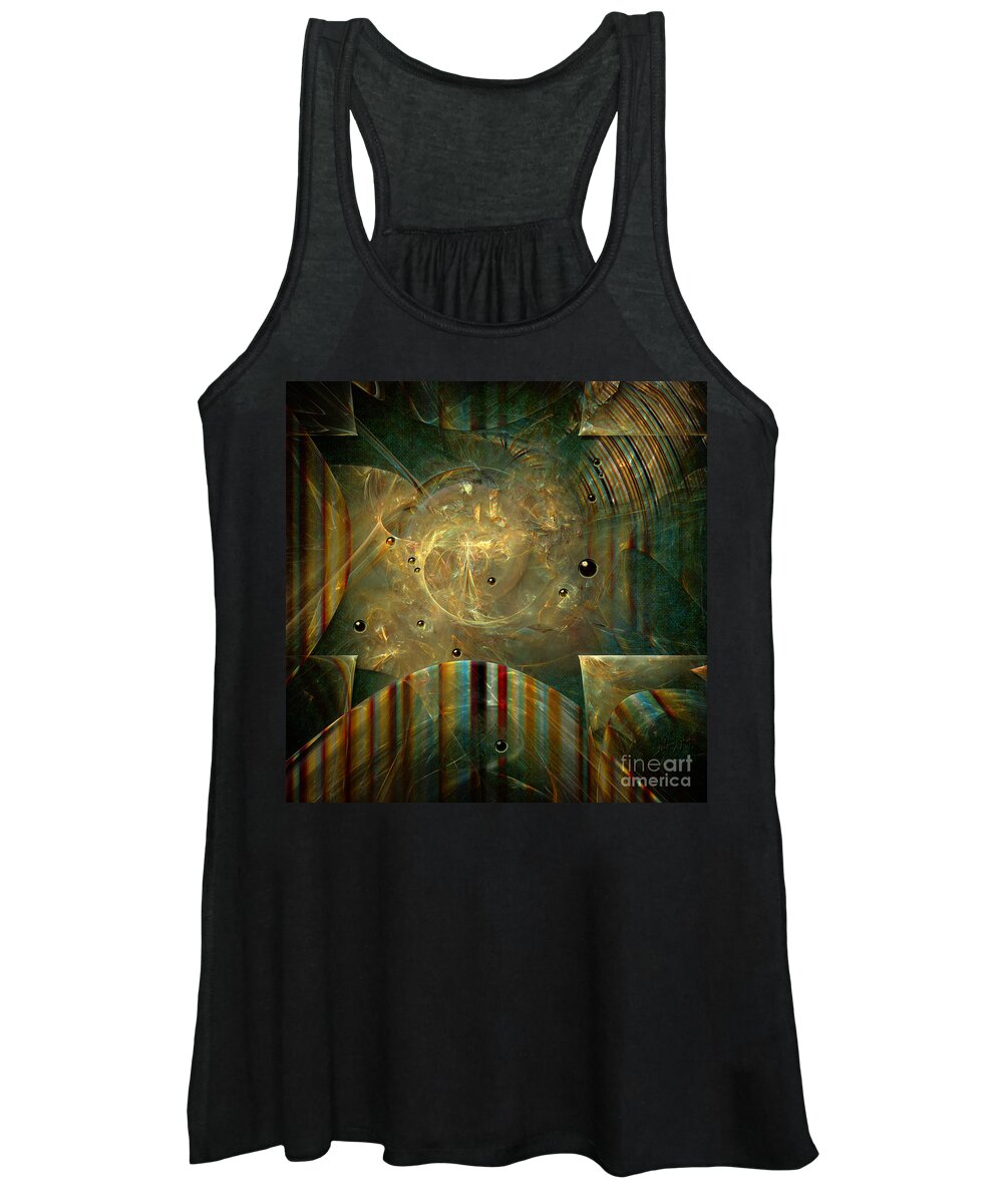 Abstract Women's Tank Top featuring the painting Abstractus by Alexa Szlavics