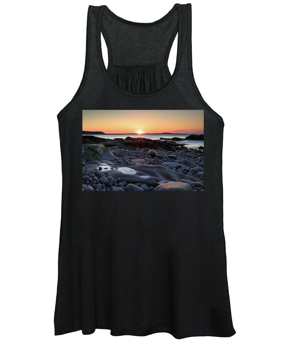 Sunrise Women's Tank Top featuring the photograph Acadian Sunrise by Holly Ross