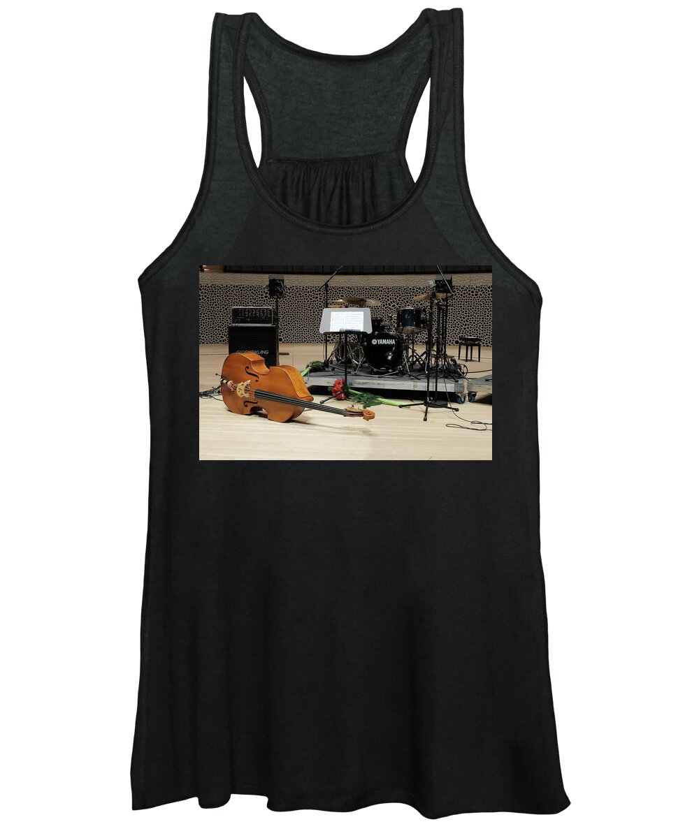 After The Concert By Marina Usmanskaya Women's Tank Top featuring the photograph After the concert by Marina Usmanskaya