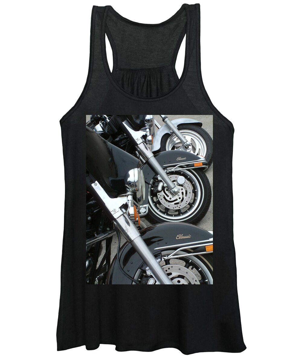 Harley Davidson Women's Tank Top featuring the photograph American Classics by Thomas Pipia