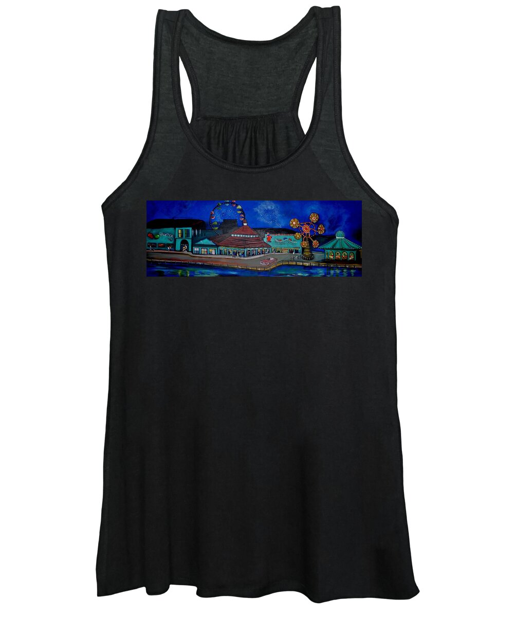 Asbury Art Women's Tank Top featuring the painting Another memory of the Palace by Patricia Arroyo