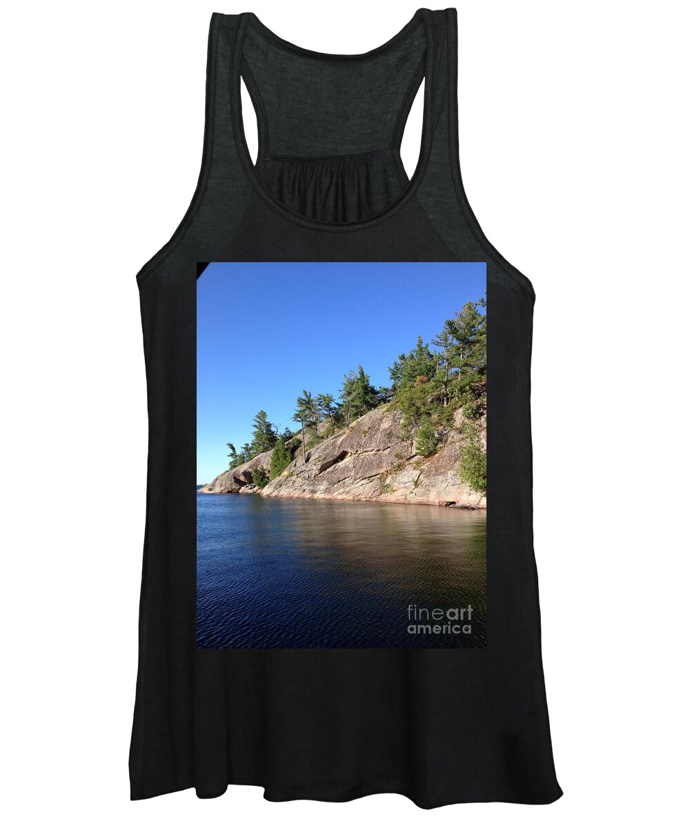 Rocks Women's Tank Top featuring the photograph Another world..... by Lisa Koyle