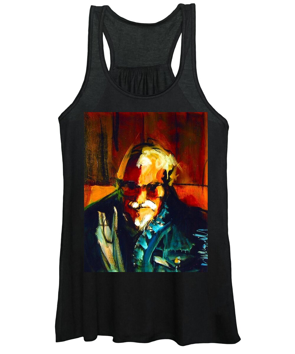 Art Fredricks Women's Tank Top featuring the painting Artie by Les Leffingwell