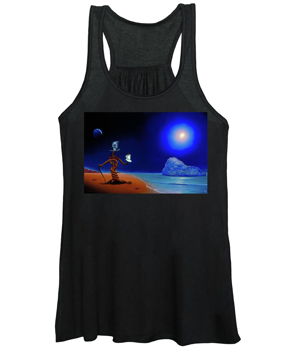  Women's Tank Top featuring the painting Artist Conversing by Paxton Mobley