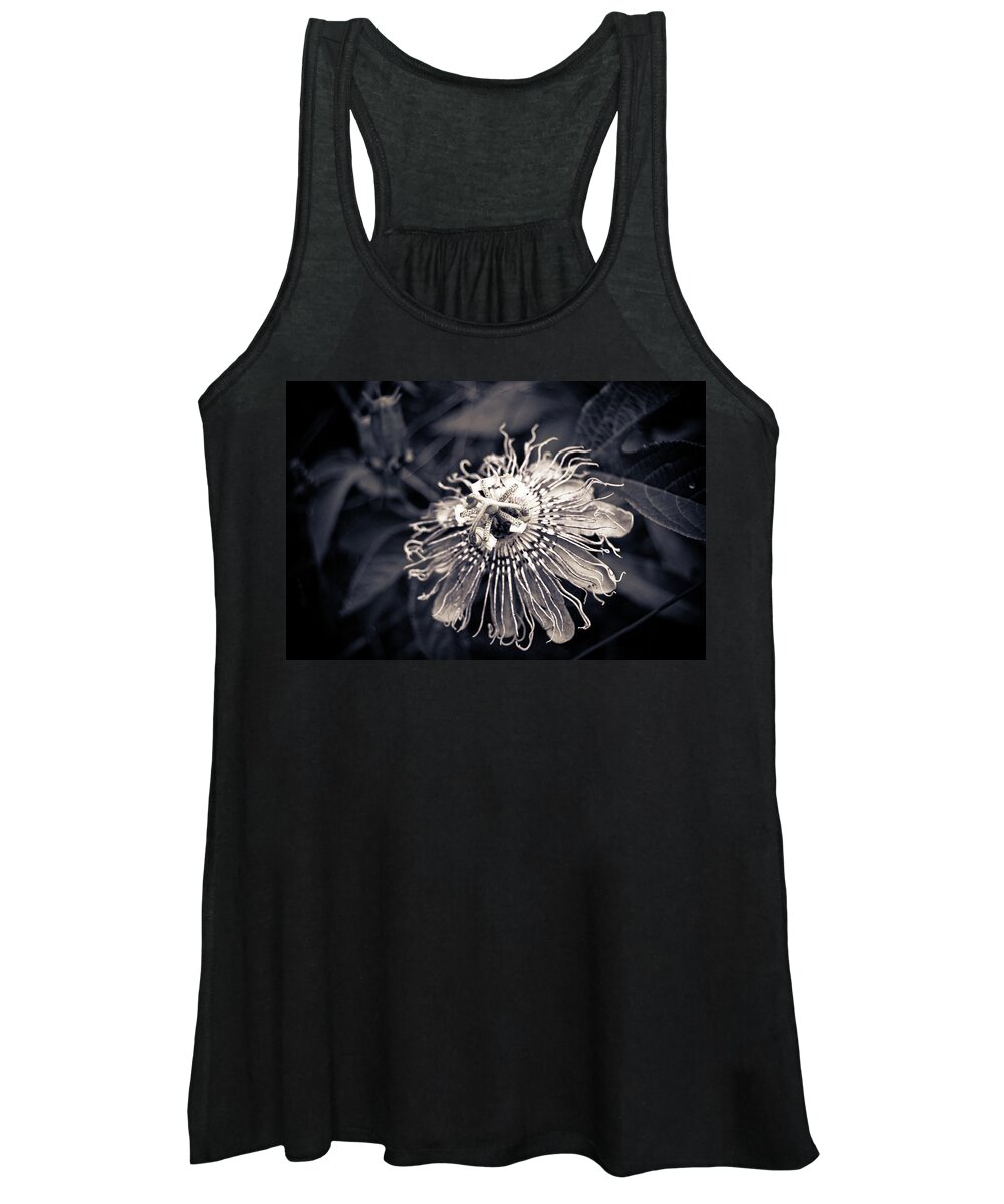 Clematis Women's Tank Top featuring the photograph Clematis Flower Bloom by Amber Flowers