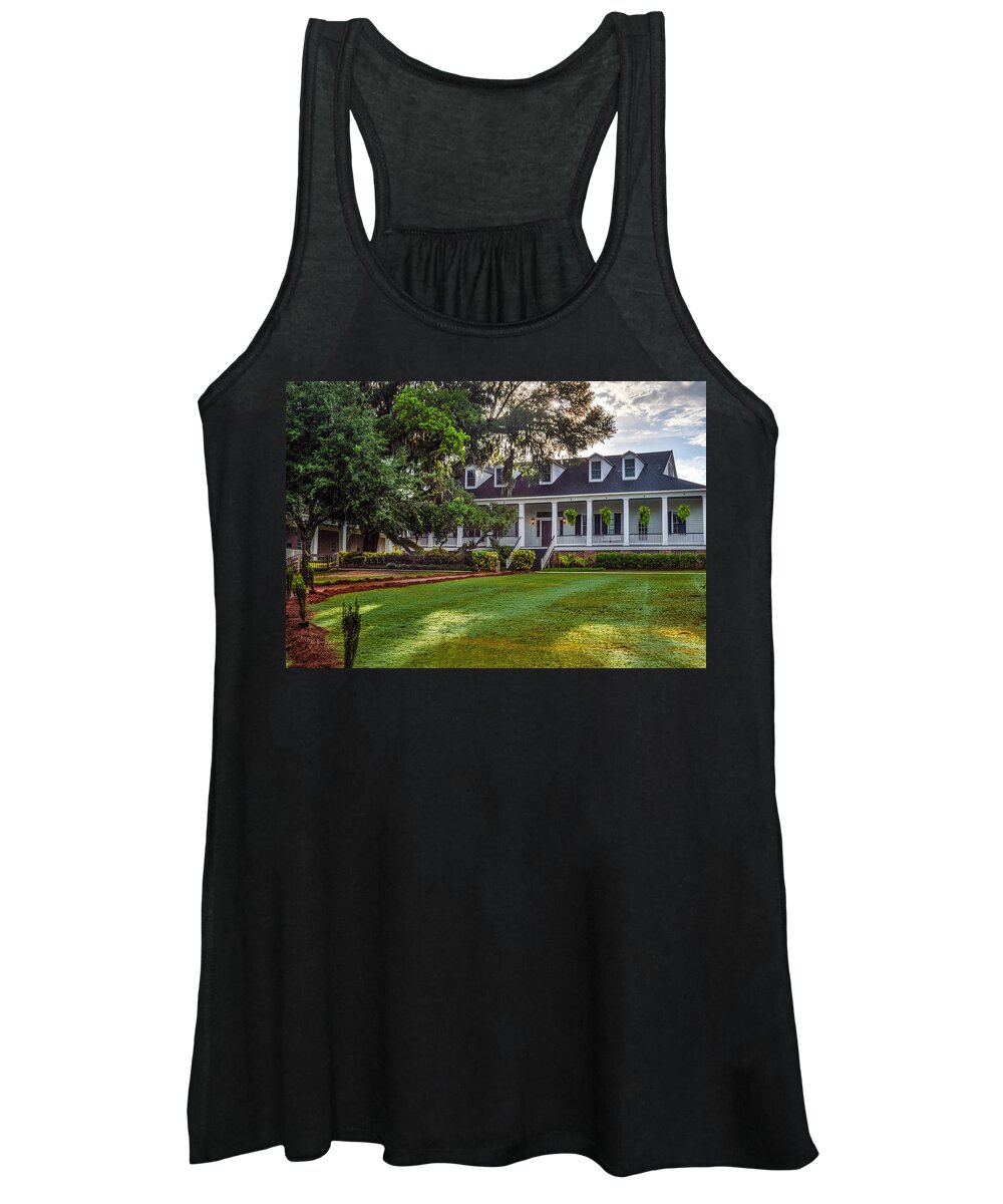 Palm Women's Tank Top featuring the photograph Bayside Academy Full Front by Michael Thomas