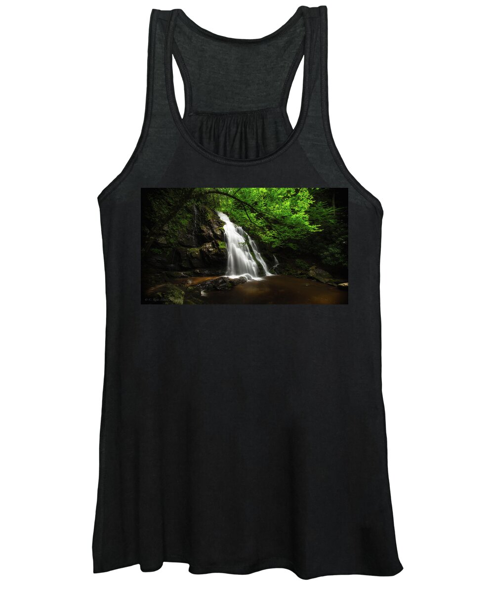 Tremont Women's Tank Top featuring the photograph Beech Tree Falls by C Renee Martin