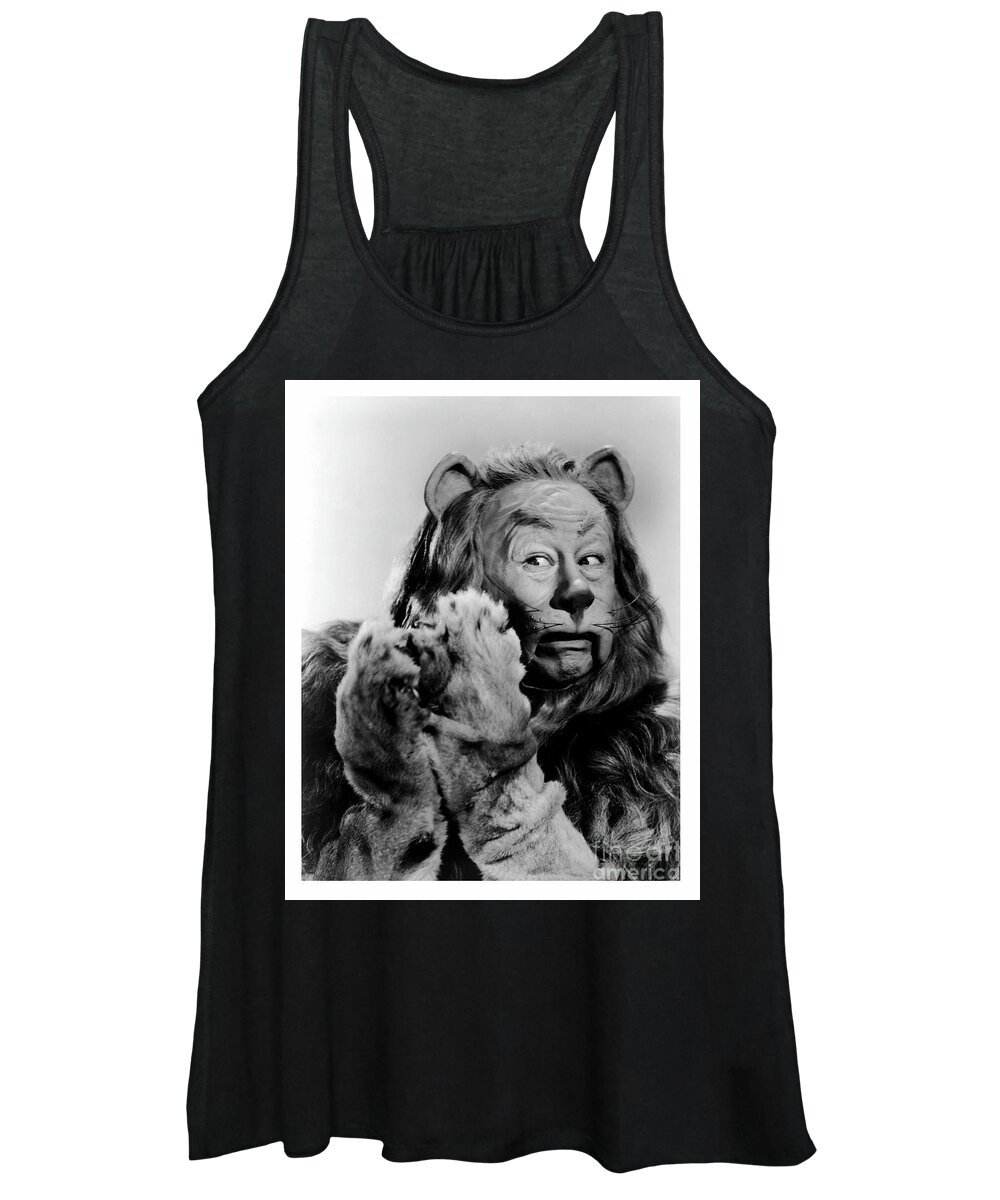 The Wizard Of Oz Women's Tank Top featuring the photograph Cowardly Lion in The Wizard of Oz by Doc Braham