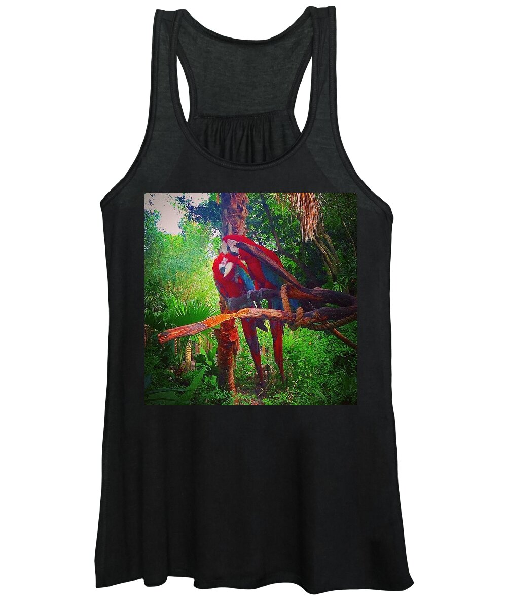 Birds Women's Tank Top featuring the photograph Love Birds by Kate Arsenault 