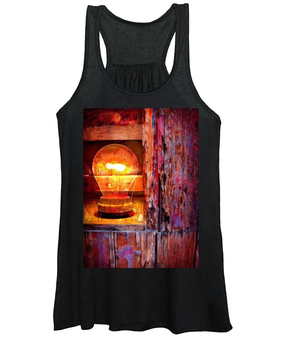 Skip Women's Tank Top featuring the photograph Bright Idea by Skip Hunt