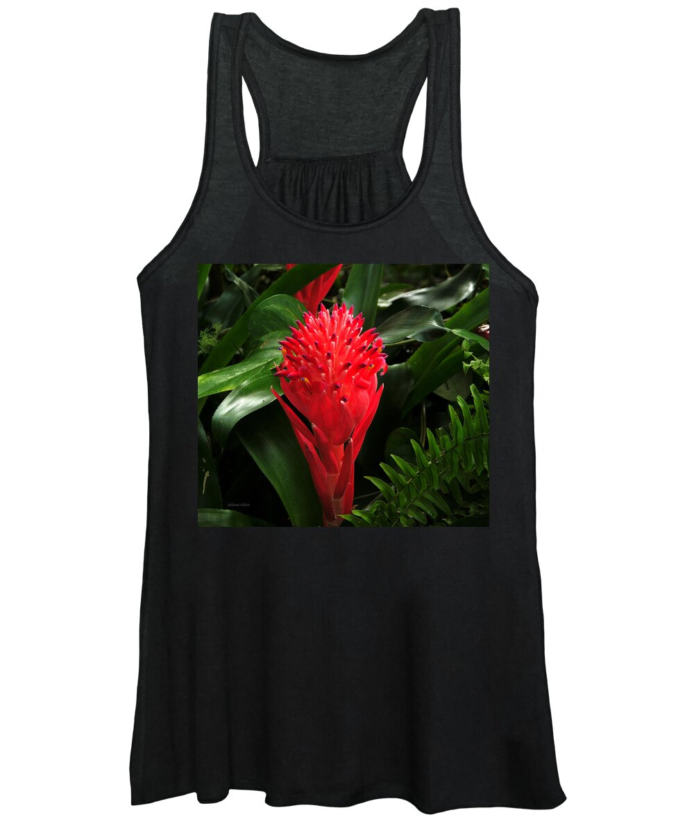 Bromeliad Women's Tank Top featuring the photograph Bromeliad 9-18-15 by Julianne Felton