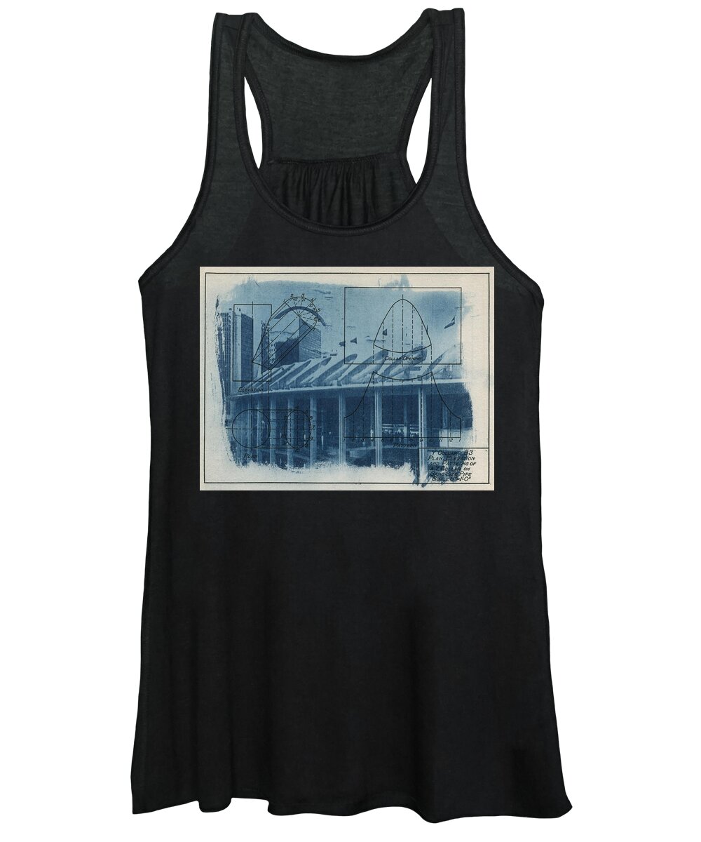 Blue Women's Tank Top featuring the photograph Busch Stadium by Jane Linders