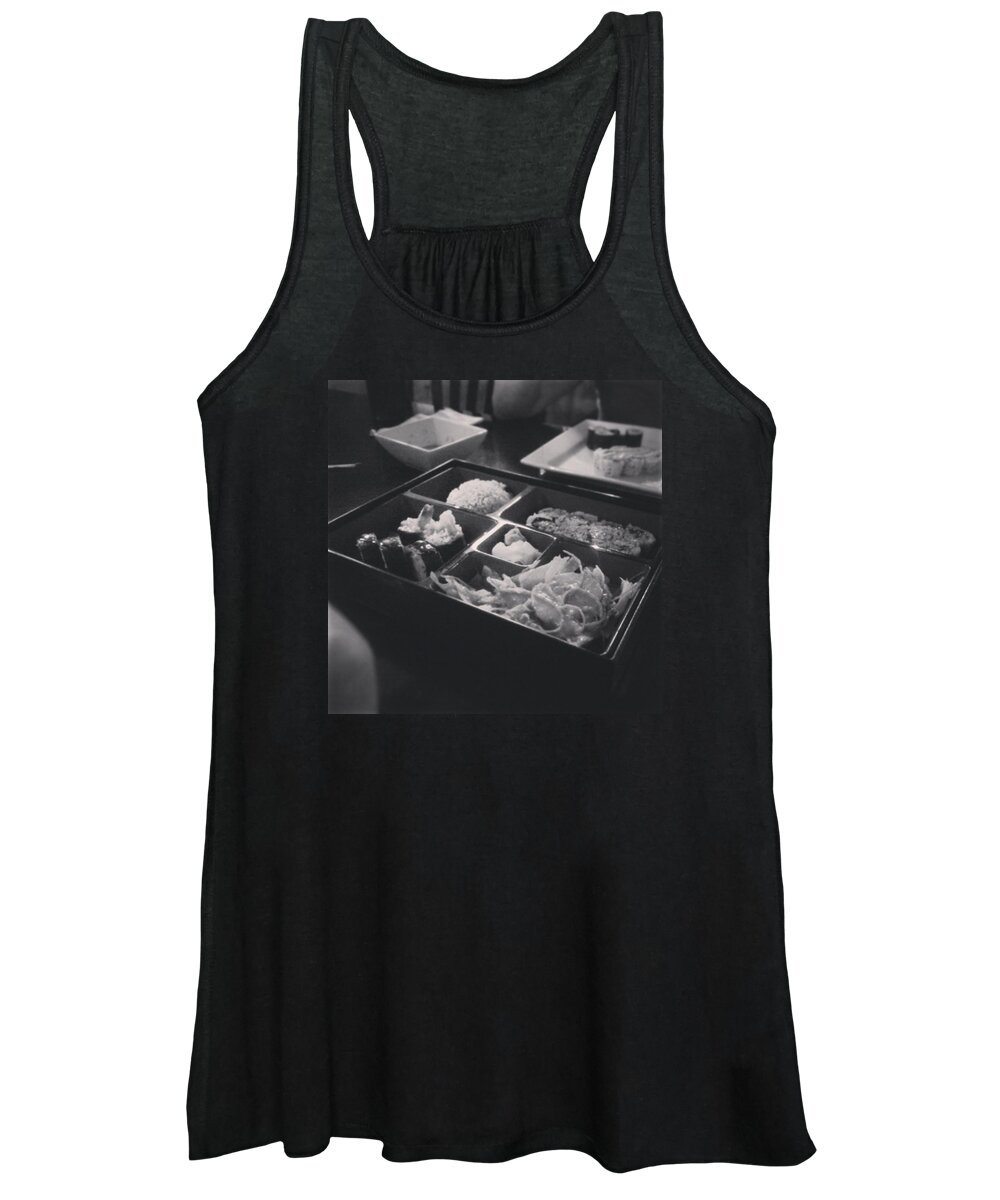 Lunch Women's Tank Top featuring the photograph Sushi by Kamiyah Franks