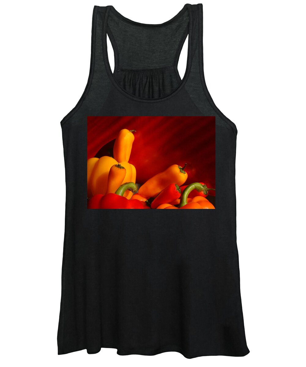 Chilis Women's Tank Top featuring the photograph Caliente 3 by Thomas Pipia