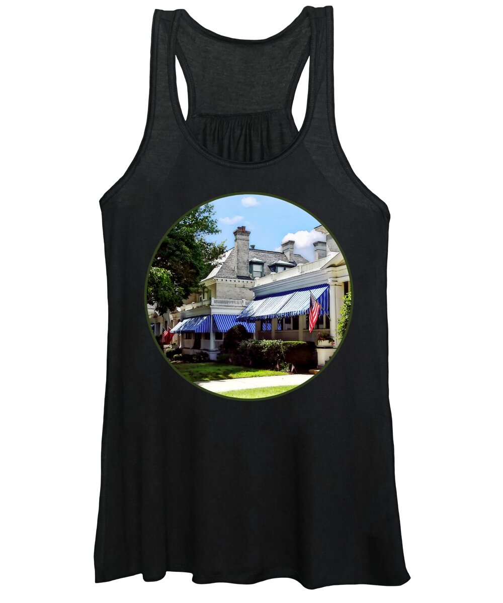 Naval Academy Women's Tank Top featuring the photograph Captain's Row by Susan Savad
