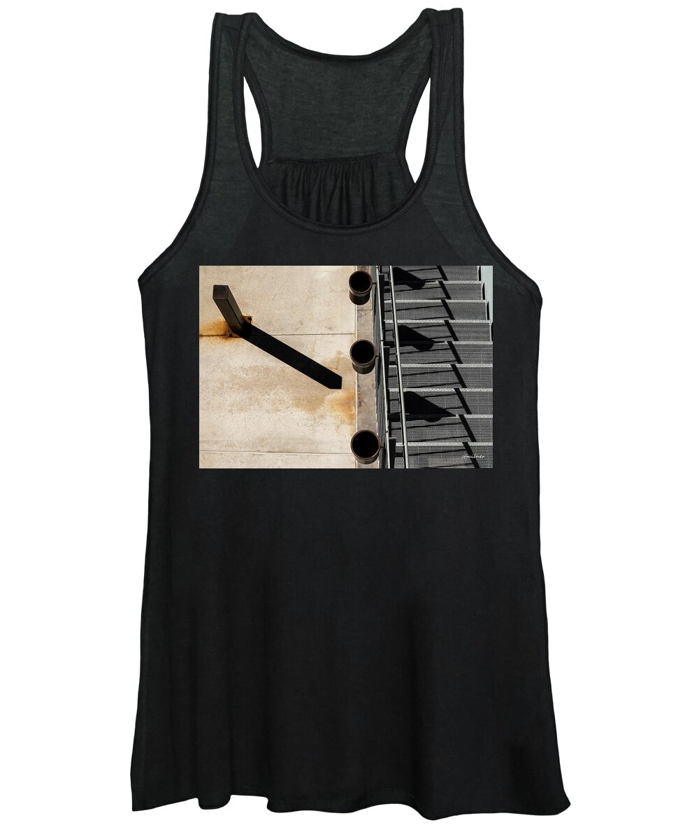 Cast Women's Tank Top featuring the photograph Cast Long Shadows by Steven Milner