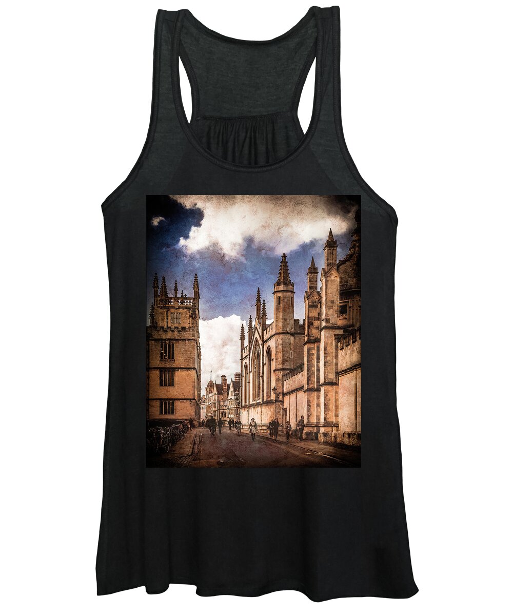 England Women's Tank Top featuring the photograph Oxford, England - Catte Street by Mark Forte