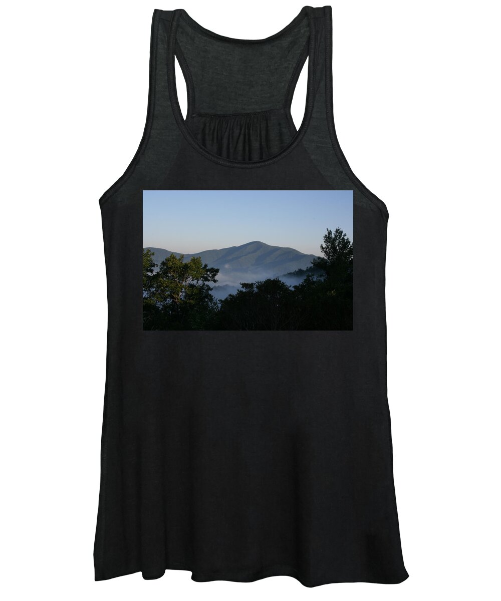 Cold Mountain Women's Tank Top featuring the photograph Cold Mountain North Carolina by Stacy C Bottoms