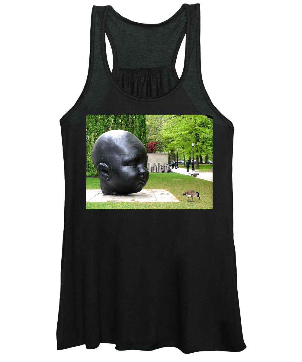 Art Women's Tank Top featuring the photograph Curiosity by Christopher Brown