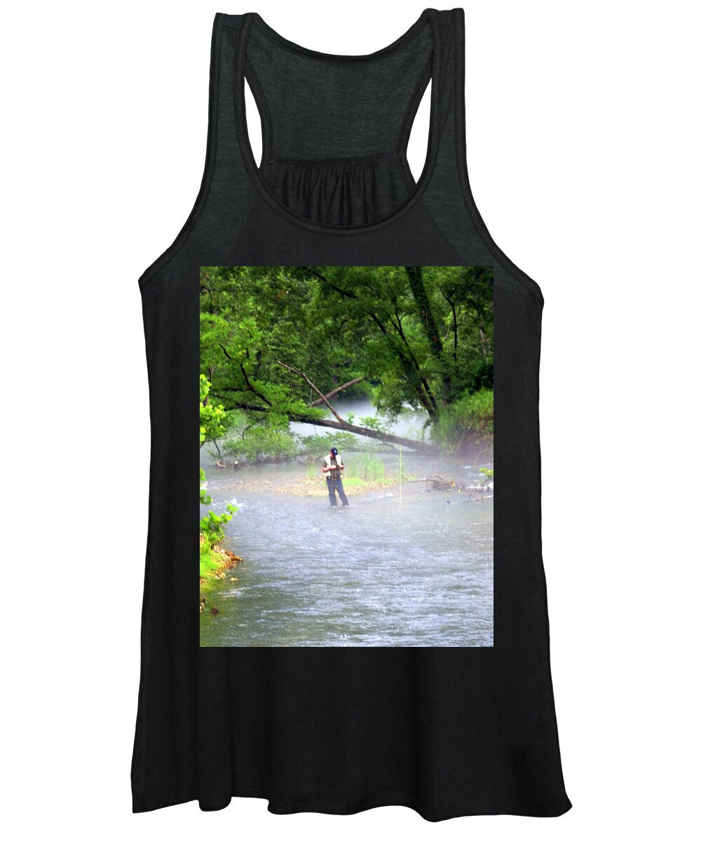 Current River Women's Tank Top featuring the photograph Current River 6 by Marty Koch