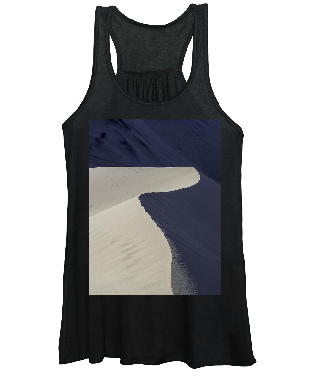 Sand Women's Tank Top featuring the photograph Death Valley Sand Dune by Martin Gollery
