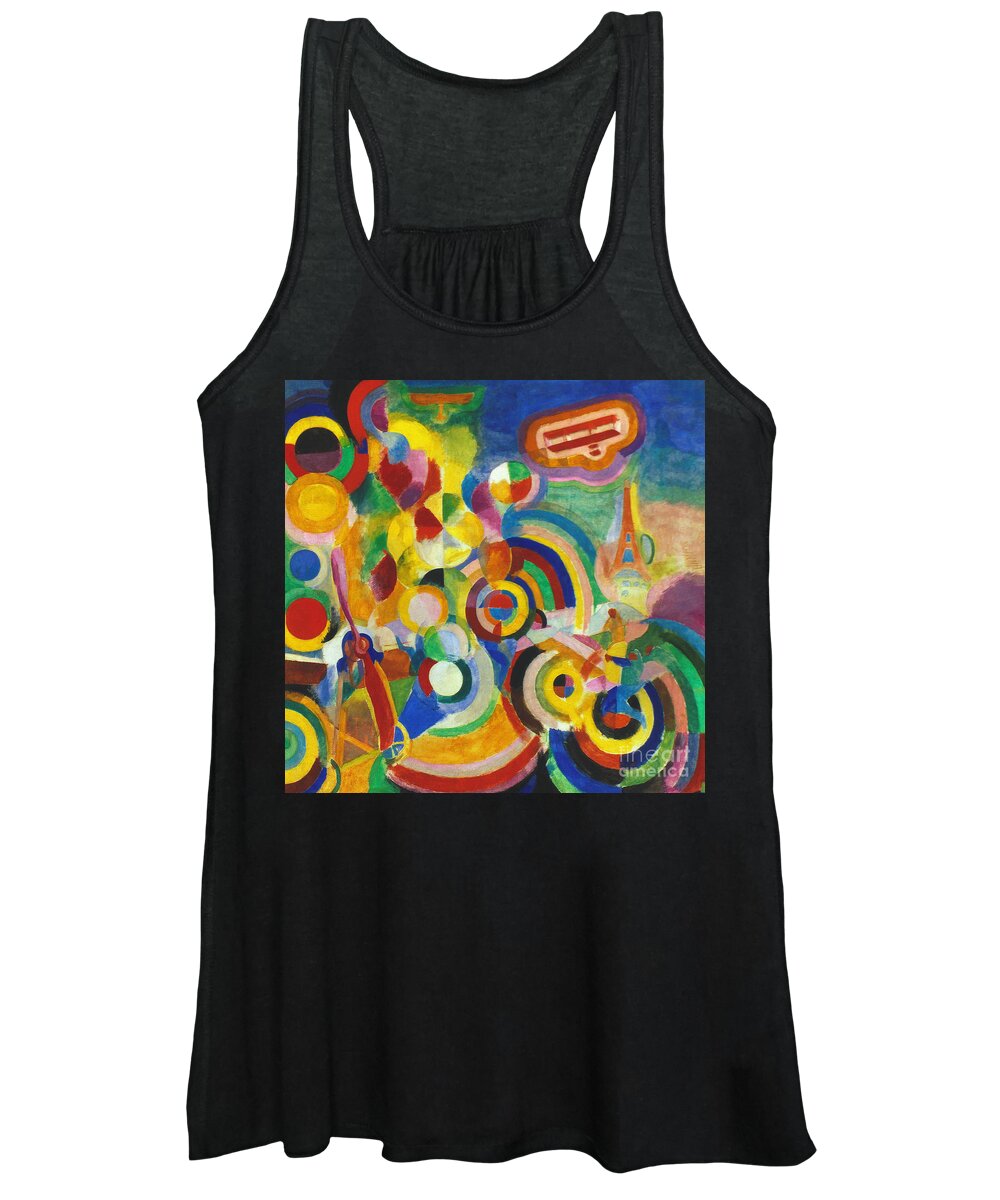 1914 Women's Tank Top featuring the photograph Hommage Bleriot by Robert Delunay