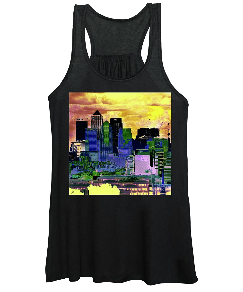 Buildings Women's Tank Top featuring the photograph Double Accounting by LemonArt Photography