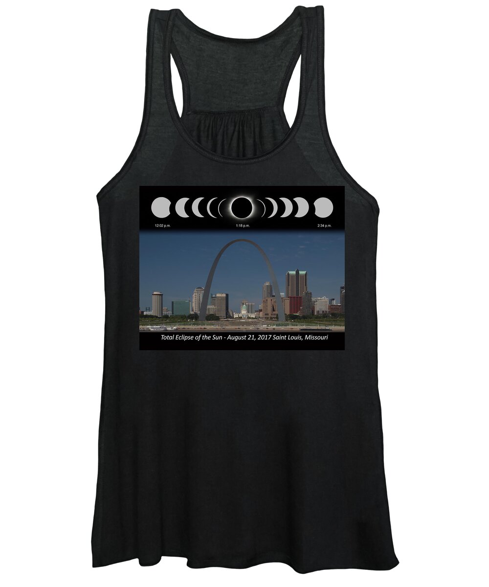 Eclipse Women's Tank Top featuring the photograph Eclipse Sequence by Harold Rau