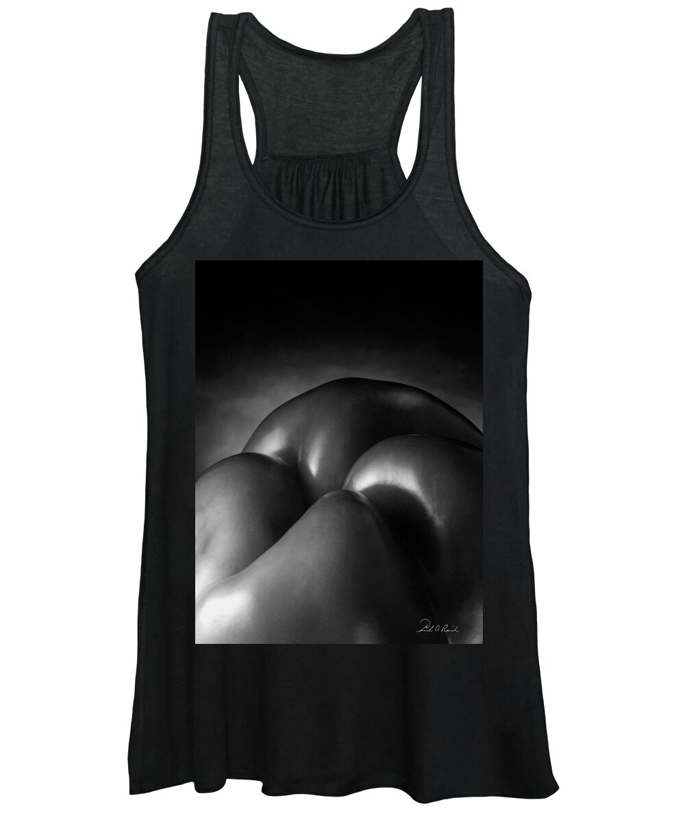 Black & White Women's Tank Top featuring the photograph Exotic Landscape Two by Frederic A Reinecke
