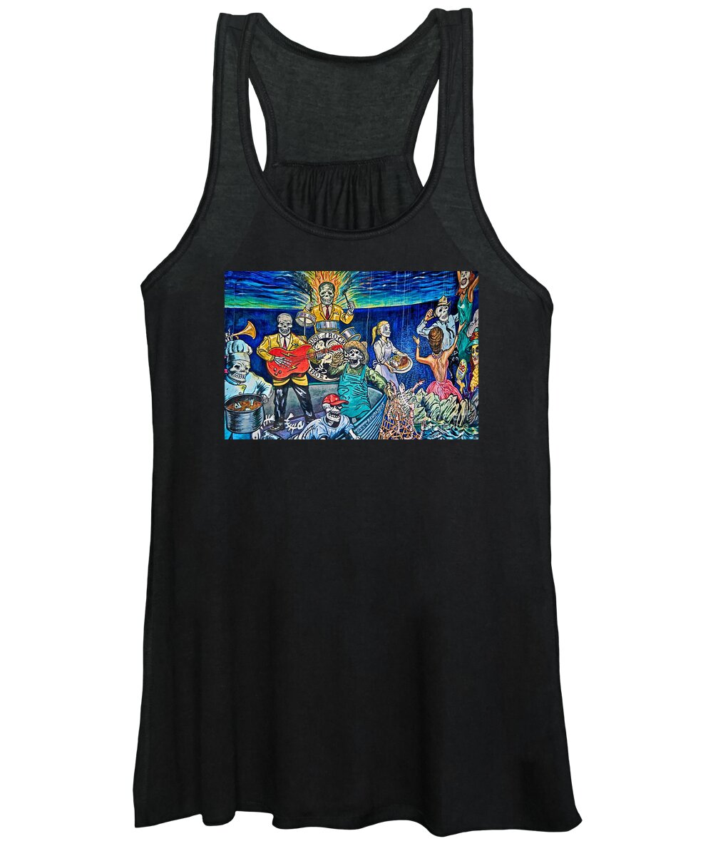 Corpus Christi Women's Tank Top featuring the photograph Fish Fright by Ken Williams