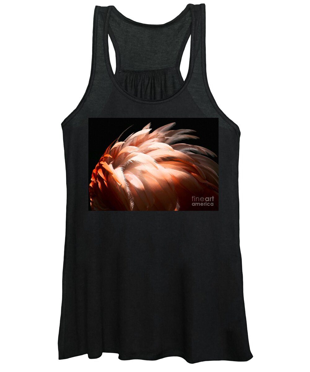 Feathers Women's Tank Top featuring the photograph Flamingo Feathers by Sabrina L Ryan