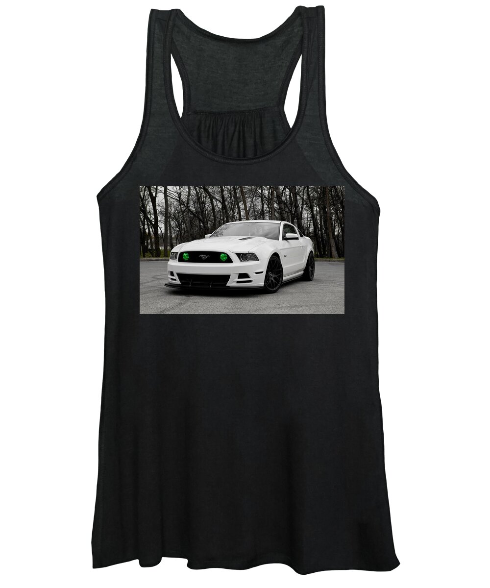 Ford Mustang Shelby Women's Tank Top featuring the digital art Ford Mustang Shelby by Maye Loeser