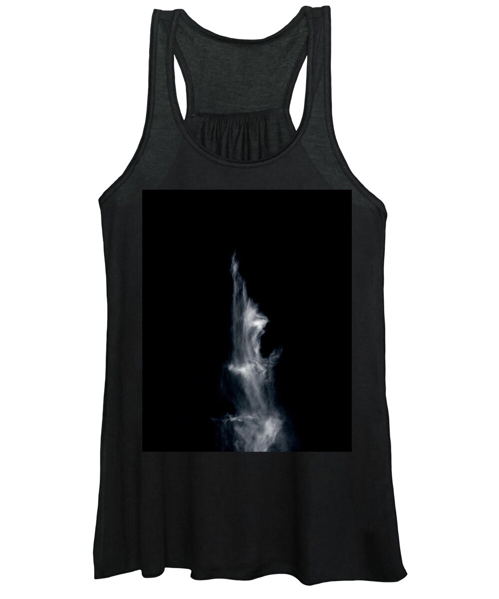 Black And White Women's Tank Top featuring the photograph Freed Soul by Maggy Marsh
