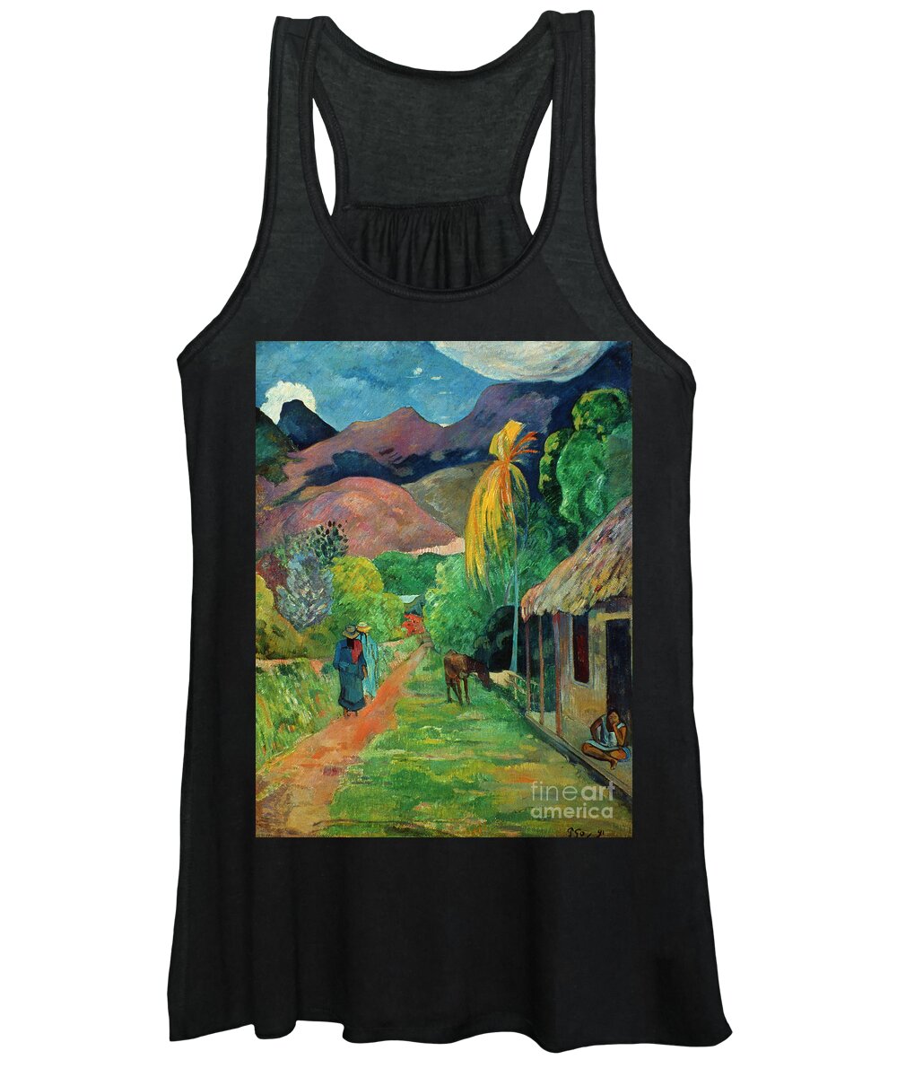 19th Century Women's Tank Top featuring the photograph GAUGUIN TAHITI 19th CENTURY by Granger