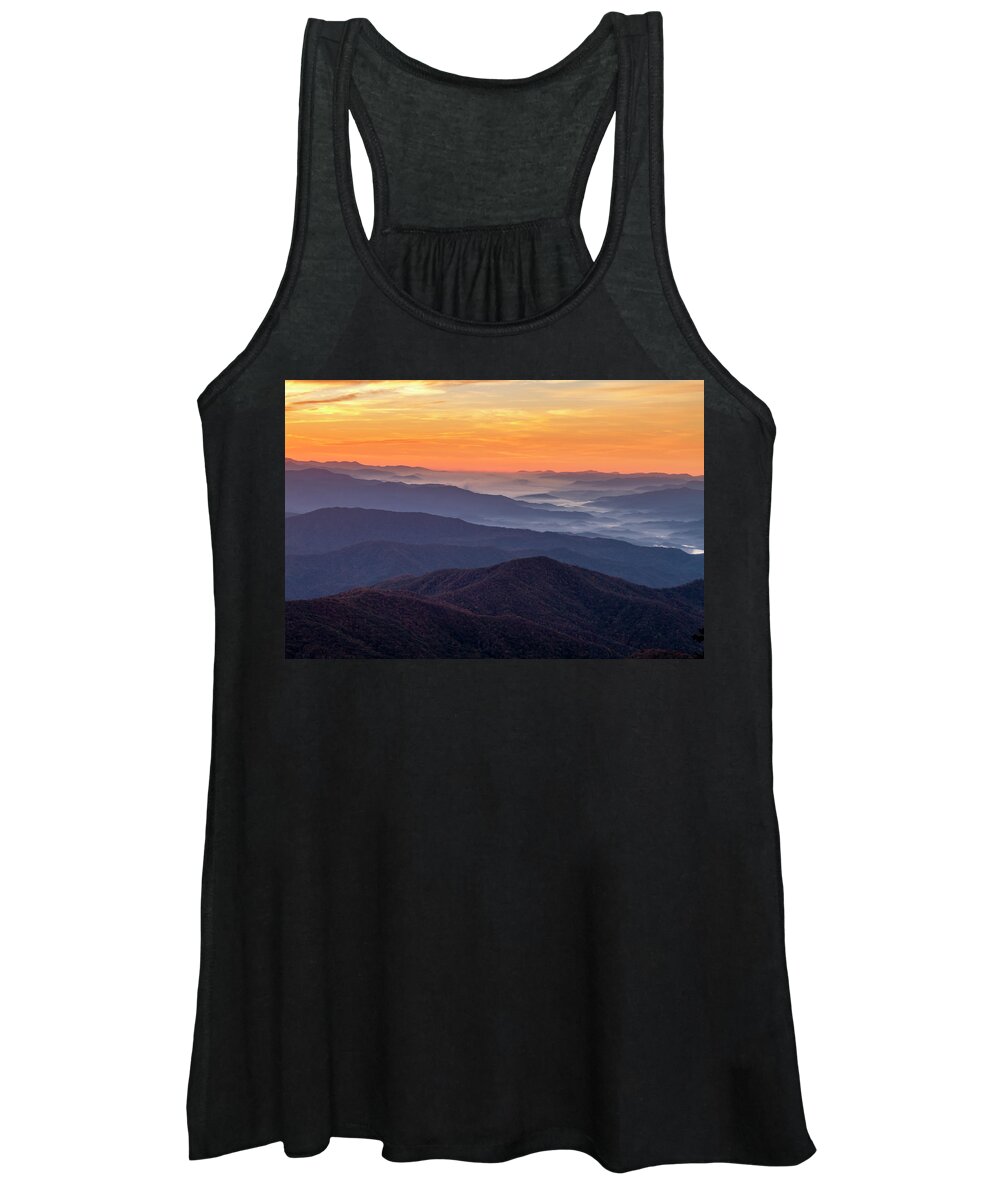 Clingmans Dome Women's Tank Top featuring the photograph Good Morning Clingmans Dome in the Smokies by Teri Virbickis