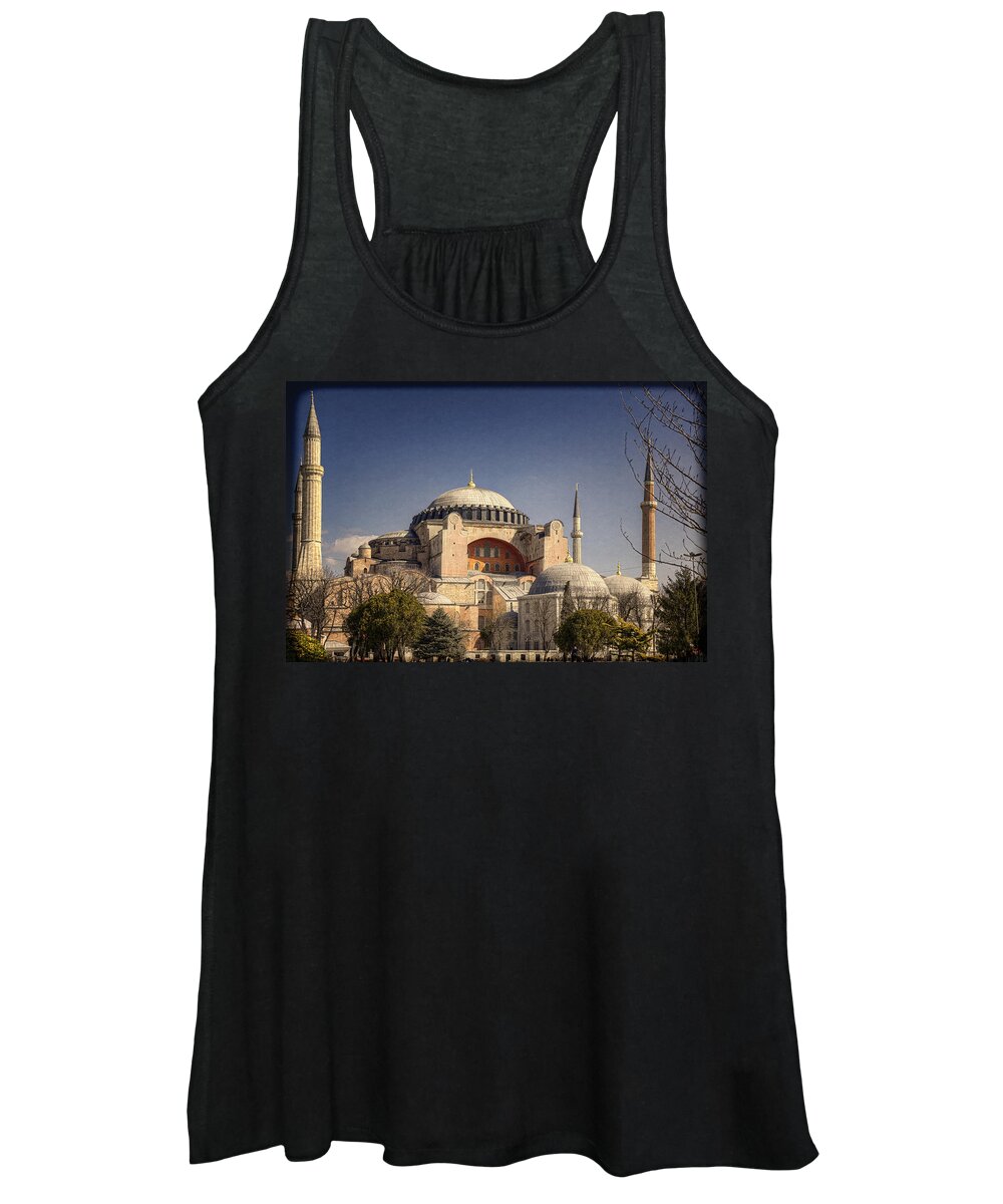 Hagia Sophia Women's Tank Top featuring the photograph Hagia Sophia by Joan Carroll