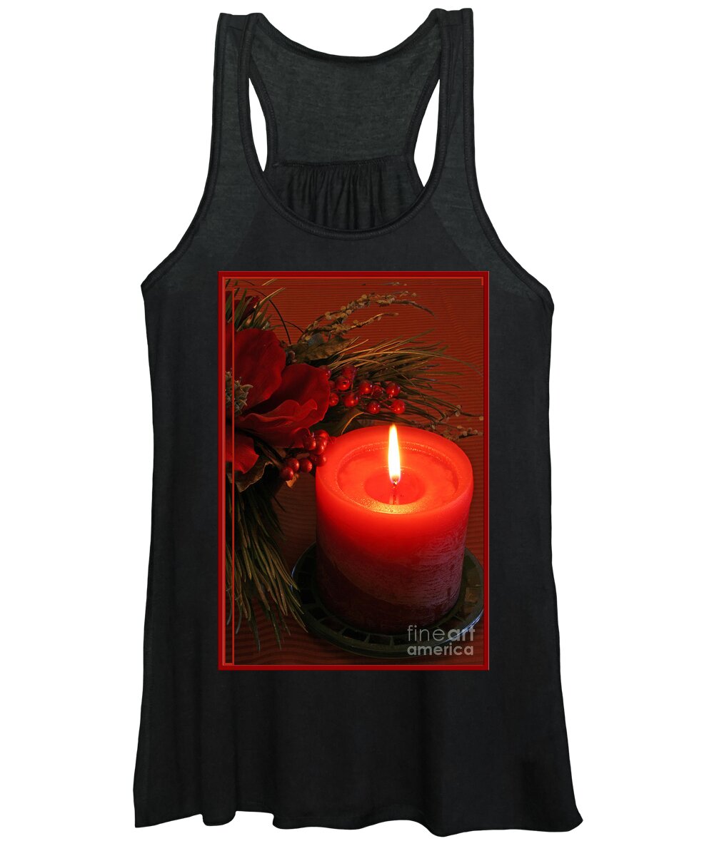 Christmas Women's Tank Top featuring the photograph Happy Holidays #1 by Teresa Zieba