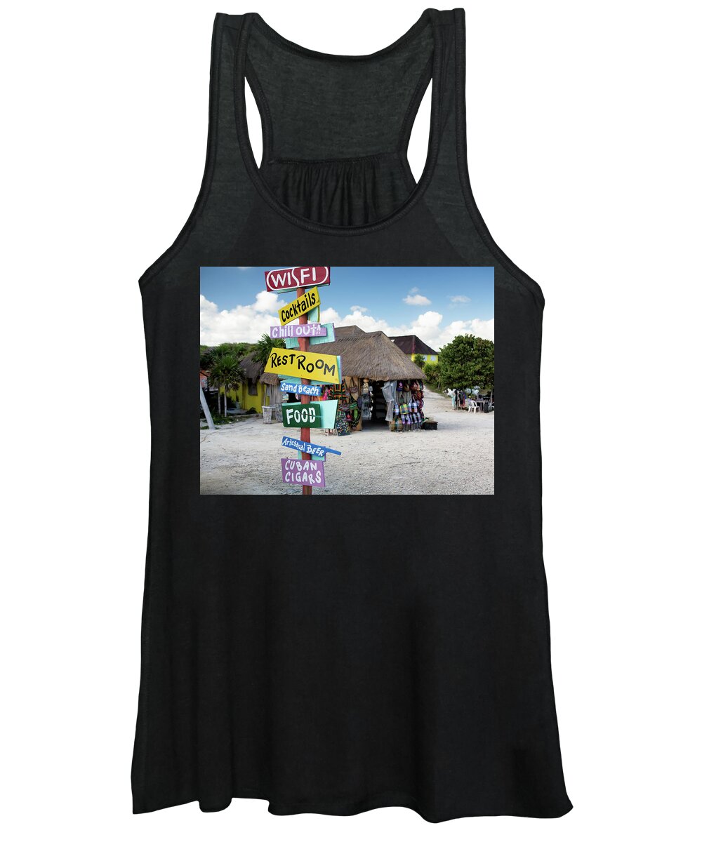 Cozumel Women's Tank Top featuring the photograph Here's What's Here 2 by David Buhler