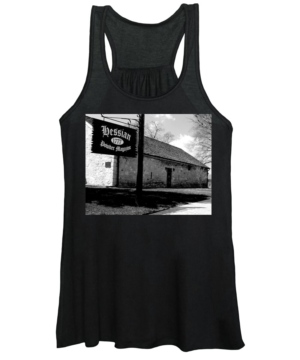 Hessian Women's Tank Top featuring the photograph Hessian Powder Magazine by Jean Macaluso