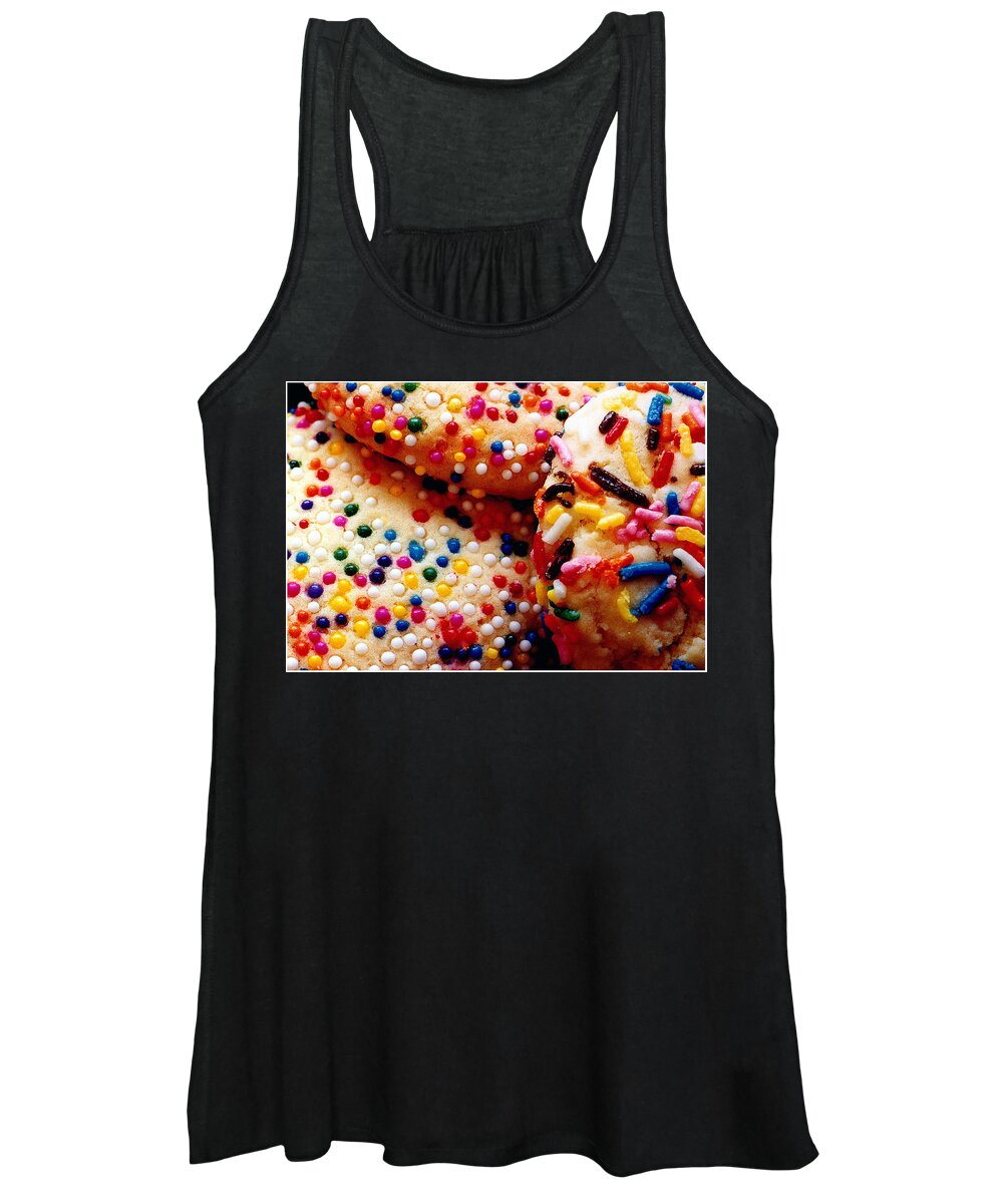 Cookie Women's Tank Top featuring the photograph Holiday Cookies by Nancy Mueller