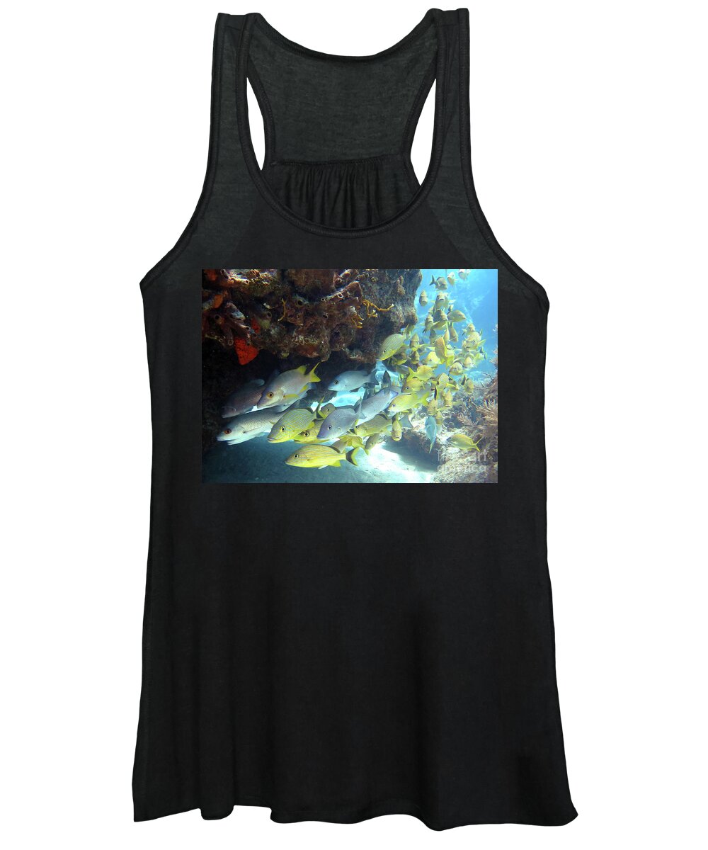 Underwater Women's Tank Top featuring the photograph Horseshoe Reef 2 by Daryl Duda