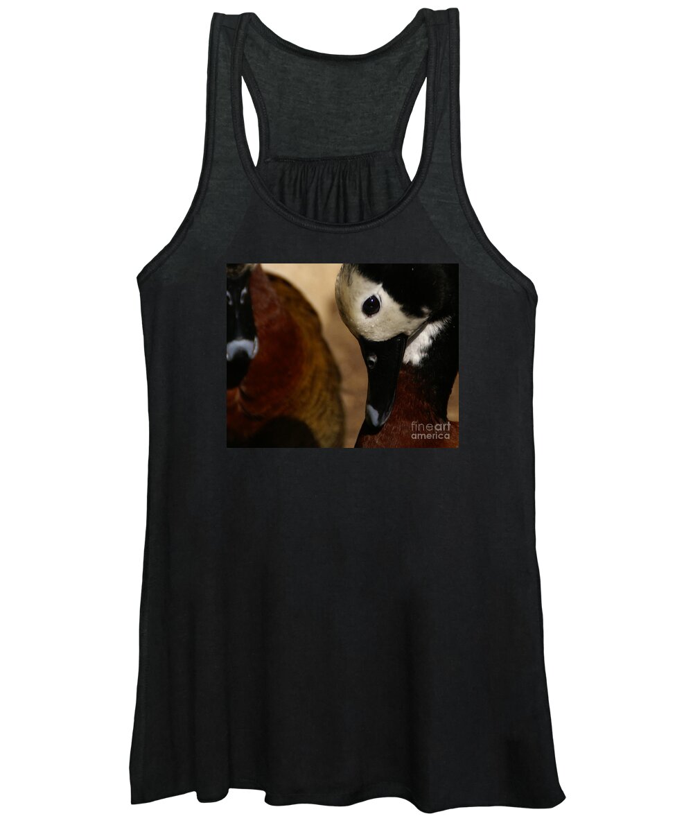 Ducks Women's Tank Top featuring the photograph Humble In Spirit by Linda Shafer