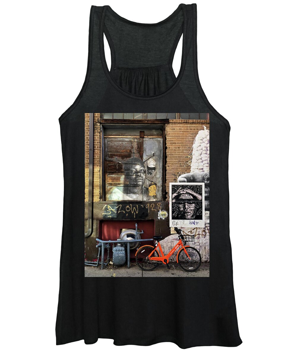 Alley Women's Tank Top featuring the photograph I Am The Change by Frank Winters