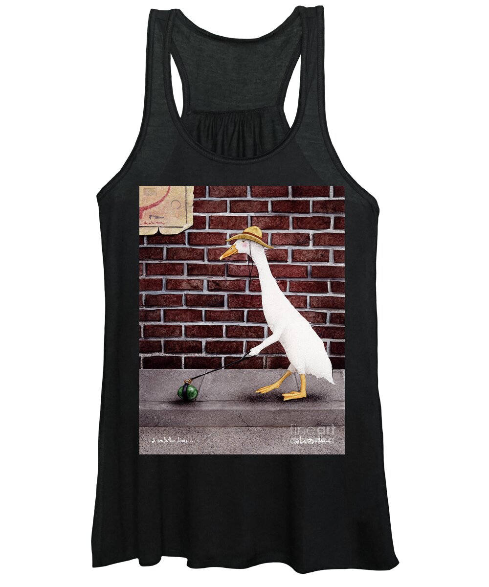 Will Bullas Women's Tank Top featuring the painting I walk the lime... by Will Bullas