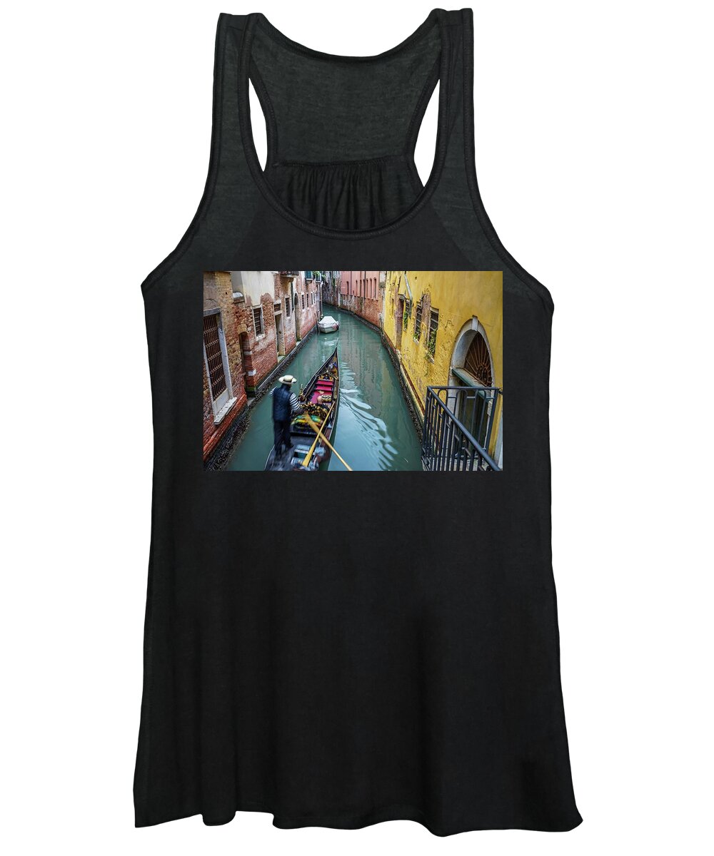 Italy Women's Tank Top featuring the photograph Italy Venice Gondora by Street Fashion News